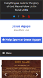 Mobile Screenshot of jesusagape.org